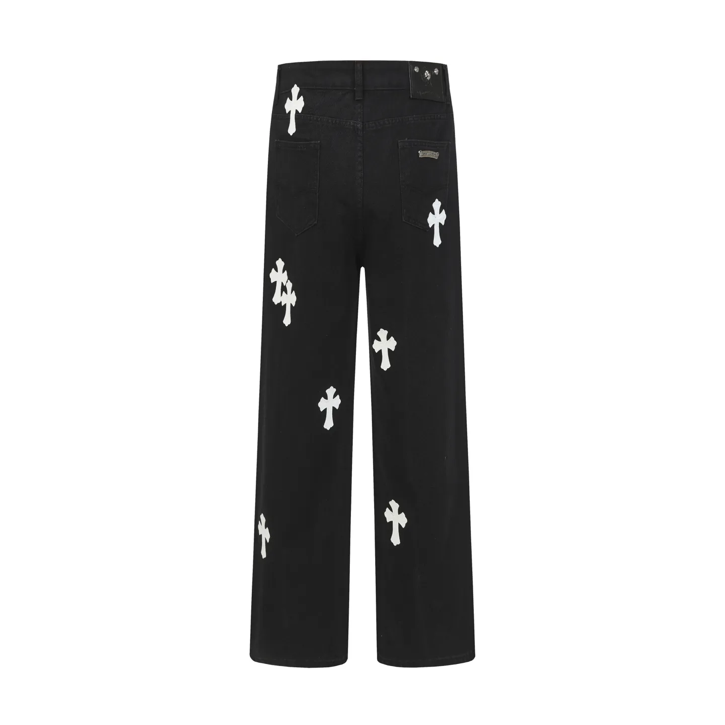 P260 Cross-border model, please do not place an order if you are pursuing quality - Chrome Hearts/Chrome Hearts Cross ✝️Pink embroidered washed jeans, trousers and casual pants - High weight, high density and high quality. The wool is soft, delicate and skin-friendly. It feels soft and silky. It has excellent warmth and skin-friendly properties - Custom-woven and dyed, no color difference. No matter the fabric or workmanship details, it beats the ordinary version on the market - Hardware zipper accessories are all customized, full of details -Colour: washed black -Size: 28 30 32 34 36